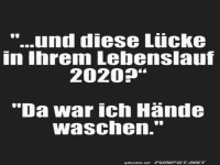 Da war ich H�nde waschen