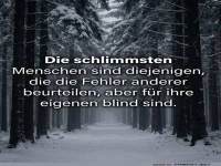 Schneesturm der Doppelmoral!