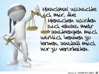 Manchmal wünsche ich mir...