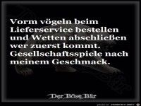 Gesellschaftsspiele nach meinem Geschmack