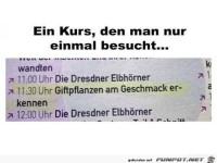 Den Kurs würde ich nicht machen wollen...