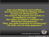 Eine neue Metzgerei wird er�ffnet