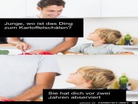 Der Junge wei� was
