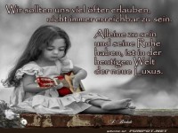 Wir sollen uns viel fter erlauben