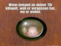 Wenn Jemand an deiner T�r klingelt