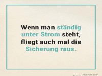 Unter Strom: Sicherungen fliegen raus