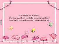 Perfektion loslassen für mehr Erfüllung