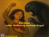 Ein Herz voller Hoffnung besiegt Angst