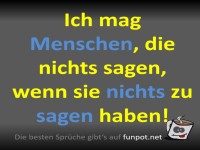 Wenn Schweigen Gold ist!