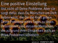 Positive Einstellung