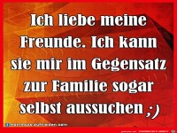 Ich liebe meine Freunde