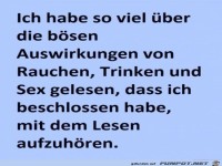 so viel b�se Auwirkumgen......