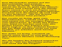 drei Mechaniker auf der Herrentoilette.......