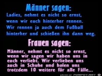 M�nner sagen........