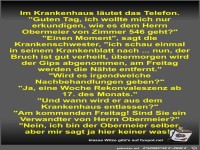 Im Krankenhaus l�utet das Telefon