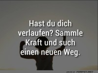 Hast du dich verlaufen