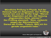 Mndliche Prfung in Physik