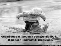 Genie�e jeden Augenblick