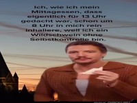 Frhes Mittagessen mit Humor