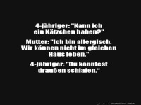 Lustiger Dialog �ber Katzenwunsch