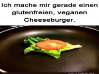 Der minimalistische Veggie-Burger
