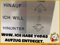 Yodas Aufzug entdeckt