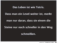 Das Leben ist wie Tetris