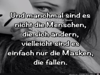 Manchmalsind es nicht die Menschen