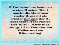 Drei Taubstumme
