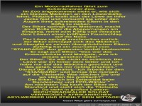 Ein Motorradfahrer f�hrt zum Sch�nbrunner Zoo