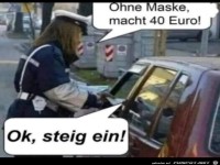 Ohne Maske