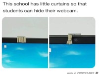 Mini-Vorhang f�r die Kamera