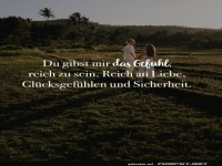 Du gibst mir das Gefühl