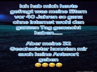 Frage ber die Zeit vor dem Internet