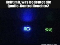 Qualle-Kontrollleuchte im Auto entdeckt!