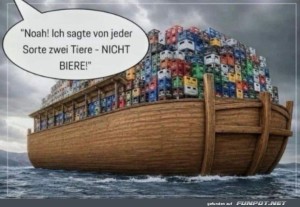 Noahs-Missverst�ndnis:-Bier-statt-Tiere!.jpg auf www.funpot.net