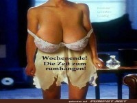 Wochenende: Endlich wieder rumh�ngen!