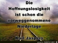 die Hoffnungslosigkeit