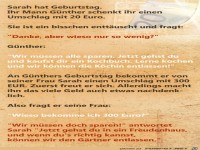 Wieso nur so wenig - Witz