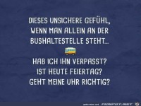 Immer dieses unsichere Gef�hl