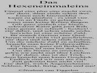 das hexeneinmaleins 2018