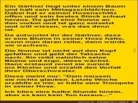 ein G�rtner liegt unter einem Baum..