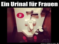 Urinal fr Frauen