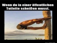 Kreative Notl�sung im Freien