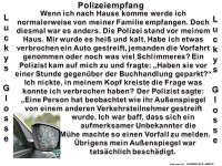 Glosse Polizeiempfang