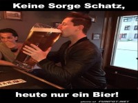 Bierglas-Challenge: Nur ein Glas, Schatz!