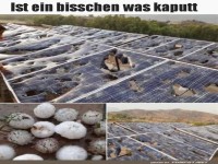 Solaranlagen vs. Hagel: Punktsieg Hagel!