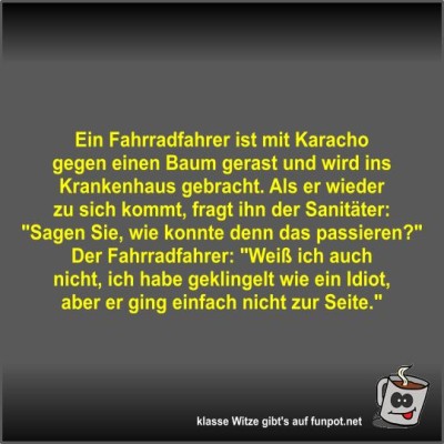 Ein-Fahrradfahrer-ist-mit-Karacho-gegen-einen-Baum-gerast....jpg von Fossy
