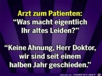Arzt zum Patienten