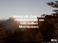 Nimmer dir Zeit
